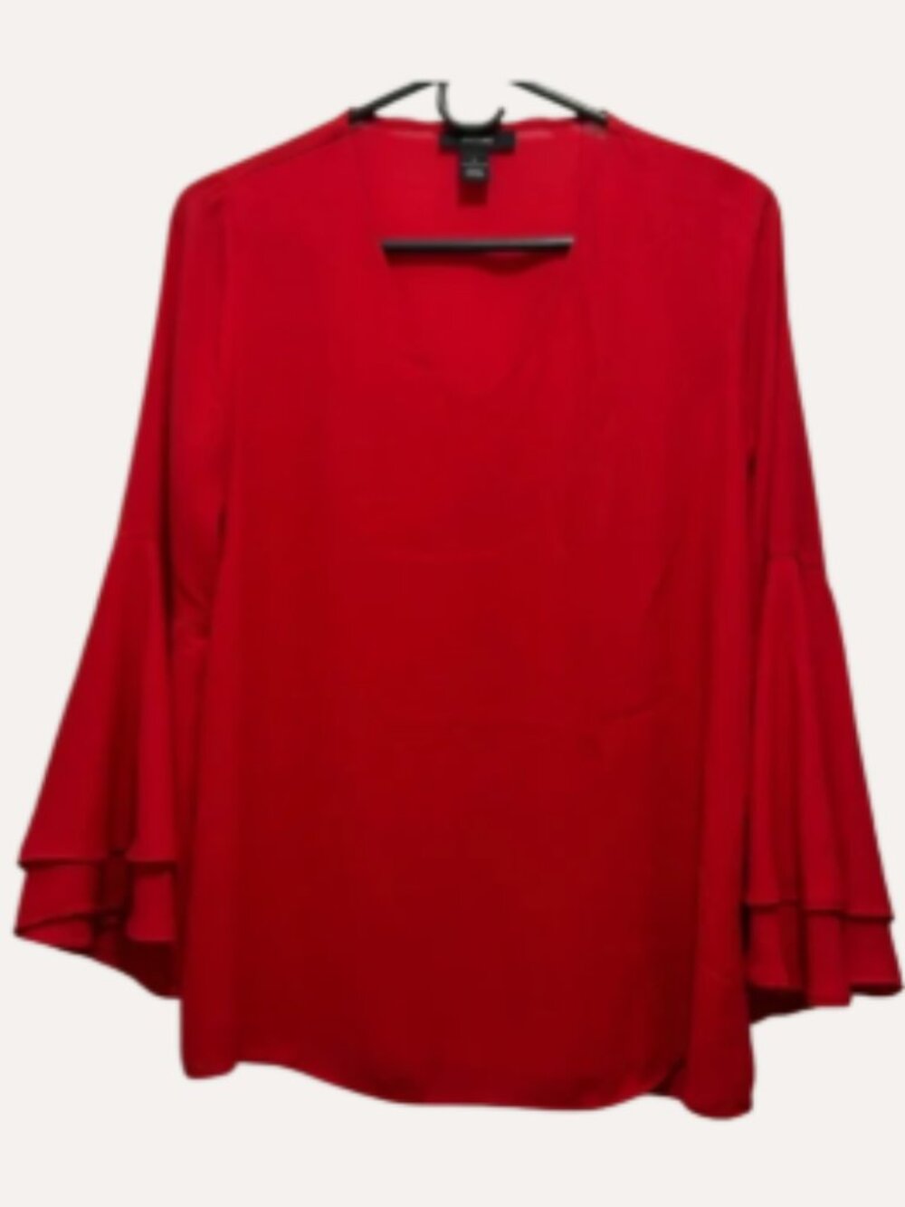 Alfani Women’s Red Poet Blouse - Size 6